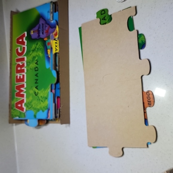 26 pc USA Wooden Floor Puzzle New in box - Picture 5 of 8